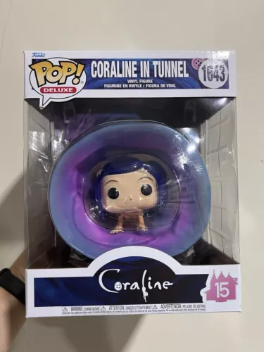 Deluxe Coraline: Caroline in Tunnel #1643 15TH Anniversary Brand New Funko Pop