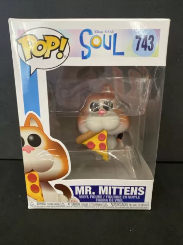 Disney Funko Pop Pixar Soul MR. MITTENS with PIZZA #743