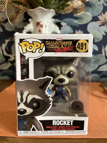 Disney Parks Exclusive Funko Pop Guardians Galaxy Mission Breakout Rocket 491