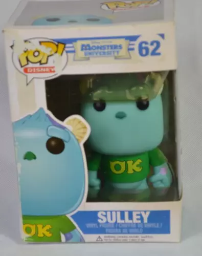 Disney Pixar FUNKO POP! Monsters University SULLEY Vinyl Figure #62/See Pictures