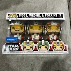 Disney Star Wars Funko Pop Walmart Exclusive 3 Pack Pilots: Biggs, Wedge,Porkins