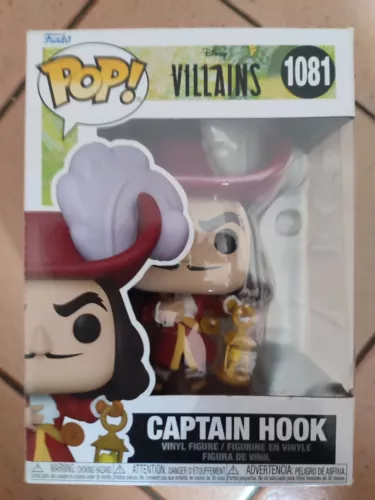 Disney Villains Figure - Captain Hook - Funko Pop No. 1081 - New