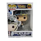 DOC WITH HELMET - BACK TO THE FUTURE #959 Funko POP! Movies Vinyl Figure BNIB