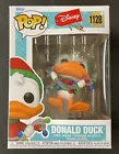 DONALD DUCK Holiday Disney Funko Pop 1128 with Christmas Lights w/Protector