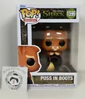 Dreamworks Shrek #1596 Puss in Boots Funko Pop! Movies VInyl Figure New P/P