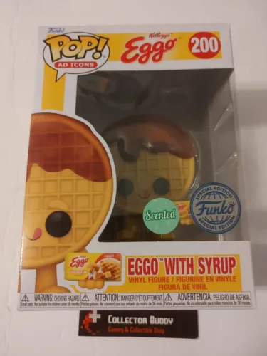 Eggo Scented Special Edition Funko Pop! Ad Icons 200 Kelloggs with Syrup Pop