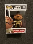 F2 Funko Pop Star Wars ADMIRAL ACKBAR Vinyl Figure 81