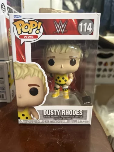 F3 Funko Pop WWE WWF DUSTY RHODES American Dream Vinyl Figure 114