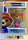 FLOCKED PADDINGTON + SUIT CASE 1435 FUNKO Pop Vinyl New in Mint Box + PROTECTOR