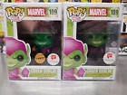 Funk Pop Green Goblin Metallic Chase #109 & Walgreens Exclusive #109 w/Protector