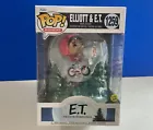 Funko #1259 E.T and Elliot on bike moon glow in dark movie moments vinyl figure