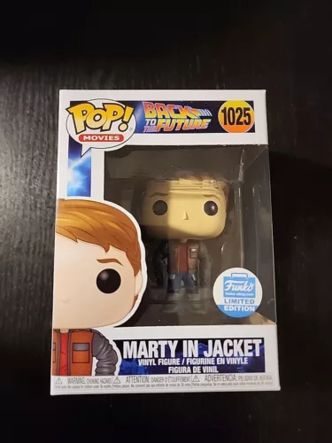 Funko Back To The Future Marty in Jacket #1025 Funko Shop Limited Edition NIB