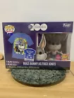 Funko Bugs Bunny As Fred Jones Flocked Pop & Tee Size 3 XL Looney Tunes