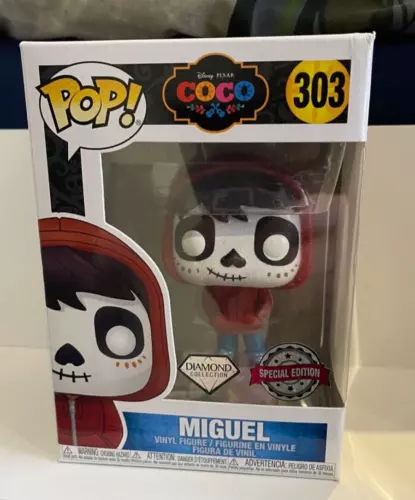 FUNKO DIAMOND EDITION DISNEY PIXAR COCO'S MIGUEL SPECIAL EDITION NO 303