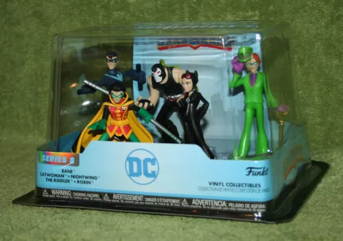 Funko HeroWorld DC NIGHTWING BANE RIDDLER ROBIN CATWOMAN 5 Figure Set Target