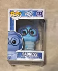 Funko Inside Out Sadness 133 Pop Vinyl Figure NEW in BAD SHAPE box