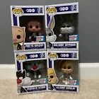 Funko Looney Tunes Complete Set 4 Harry Potter Hogwarts Fall Con Soft Protectors