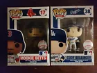 Funko - MLB - Mookie Betts #17 & Cody Bellinger #38 - NEW - Protectors