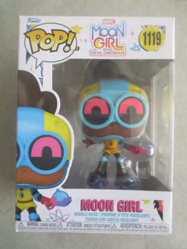 FUNKO POP #1119 MARVEL MOON GIRL AND DEVIL DINOSAUR MOON GIRL BOBBLEHEAD MIB