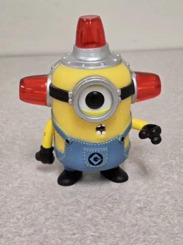 Funko Pop! #126 Fire Alarm Minion Despicable Me Original Pkg (Glows in the Dark)