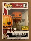 FUNKO POP 153 DISNEY PUMPKIN KING HOT TOPIC GLOWS