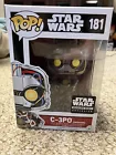 Funko Pop 181 C-3PO (Unfinished) Star Wars Smuggler’s Bounty Exclusive