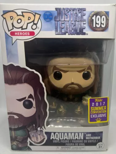 Funko Pop! #199 Justice League Aquaman Movie Vinyl Figure DC Comics