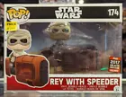 Funko Pop! 2017 Galactic Convention Exclusive Star Wars Rey with Speeder 174