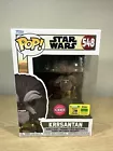 FUNKO POP 2022 SDCC OFFICIAL STAR WARS BOOK BOBA FETT KRRSANTAN FLOCKED 548 MINT