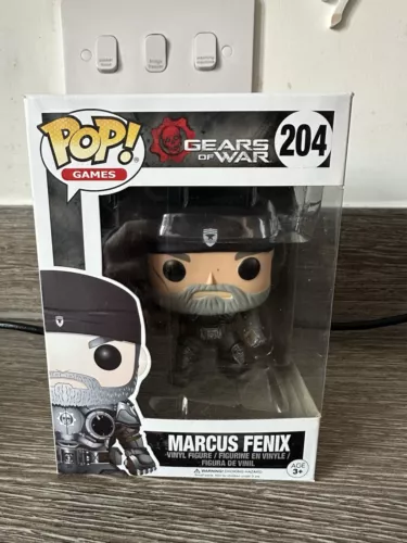 Funko POP #204 Marcus Fenix (Old) - Gears of War Vinyl Pop