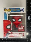 Funko Pop! #220 Spiderman Homecoming MCC Exclusive NON-MINT BOX i04