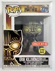 FUNKO POP 279 BLACK PANTHER ERIK KILLMONGER (GLOW PANTHER) with PROTECTOR TARGET