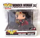 FUNKO POP 282 WONDER WOMAN DELUXE DC COMICS BY JIM LEE GAMESTOP VINYL MIB!!!