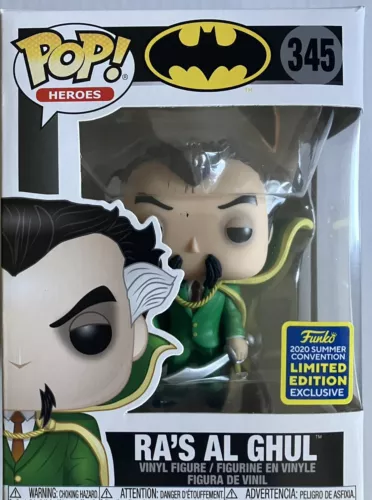 Funko Pop # 345 DC Comics Batman Ra’s Al Ghul MIB 2020 Summer Convention EXC