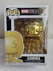 Funko Pop 382 Marvel First Ten Years Gamora Gold Chrome Vinyl Figure Bobble  Box