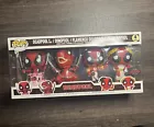 Funko Pop 4 Pack Deadpool in Cake / Dinopool / Flamenco Deadpool /Roman Deadpool