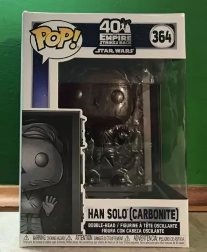 Funko POP! 40th Empire Strikes Back Star Wars Han Solo Carbonite 364