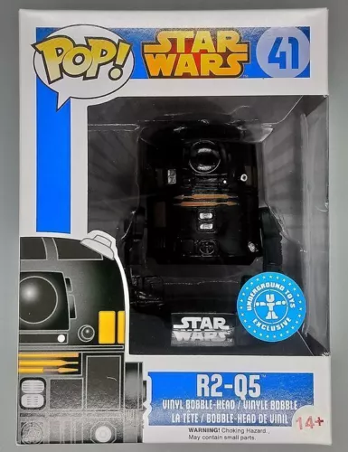 Funko POP #41 R2-Q5 - Star Wars - Damaged Box with Protector