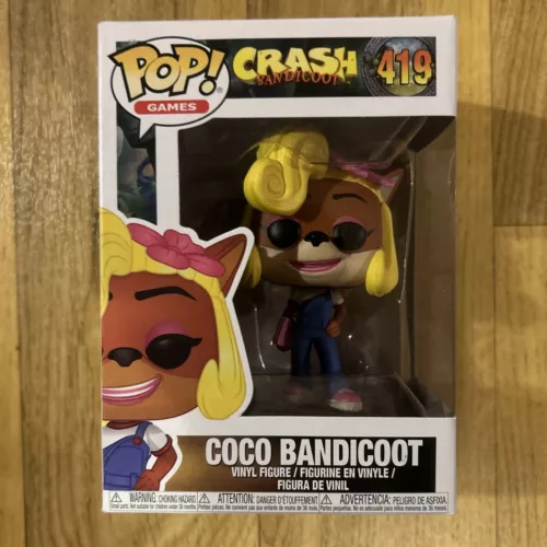 Funko POP 419 Crash Bandicoot Video Game COCO BANDICOOT Vinyl Figure