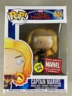 Funko Pop #446 Captain Marvel Flying Movie GITD Marvel Collector Corps Exclusive