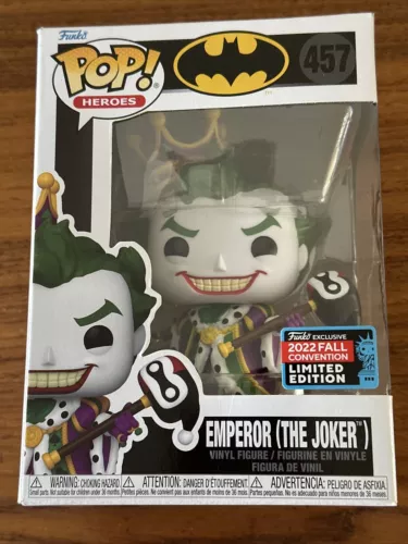 Funko Pop #457 Batman The Joker Emperor 2022 NYCC Fall Convention DC Universe