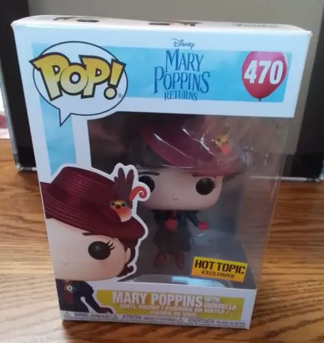 Funko Pop! #470 Mary Poppins with Umbrella Disney Mary Poppins Returns Hot Topic