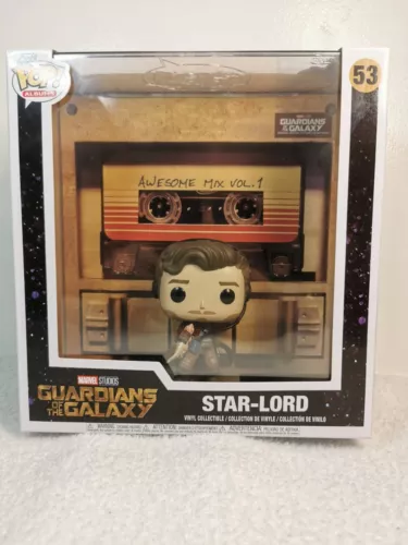 FUNKO POP #53 STAR-LORD Guardians Of the Galaxy Marvel Studios Albums Brand New