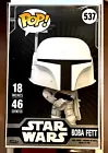 FUNKO POP #537 STAR WARS BOBA FETT EXCLUSIVE 18" VINYL ACTION FIGURE NIB NM+