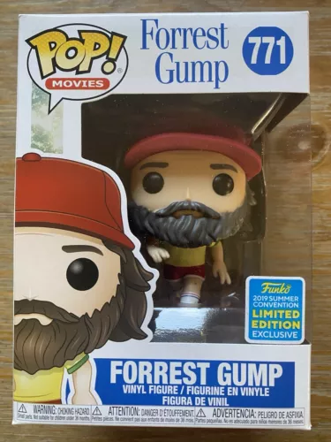 Funko Pop #771 Forrest Gump Running 2019 Summer Convention Exclusive Box Beard