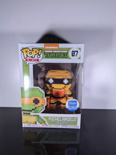 Funko Pop! 8-Bit: Teenage Mutant Ninja Turtles - Michelangelo - (Neon, 8-Bit) -