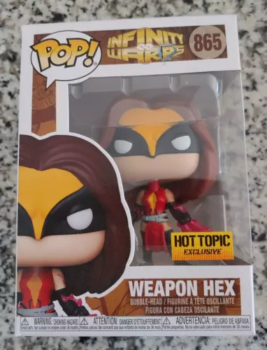 Funko Pop 865 Marvel Infinity Warps Weapon Hex Hot Topic Exclusive Vinyl Figure