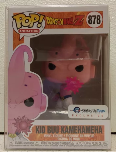 Funko Pop 878 GalacticToys Kid Buu Kamehameha Exclusive + Pop protector