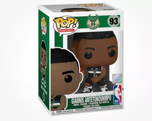 Funko Pop 93 NBA Basketball Giannis Antetokounmpo Milwaukee Bucks Vinyl Figure