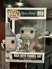 FUNKO Pop! #959 Rick with Funnel Hat - Rick and Morty Authentic NEW+Protector